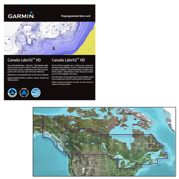 Garmin Canada LakeV HD g3 - microSD-SD [010-C1113-00] - Garmin