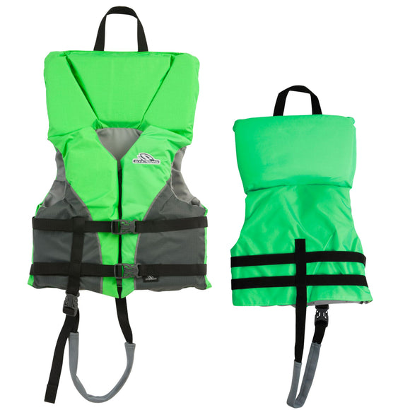 Stearns Youth Heads-Up Life Jacket - 50-90lbs - Green [2000032674] - Stearns