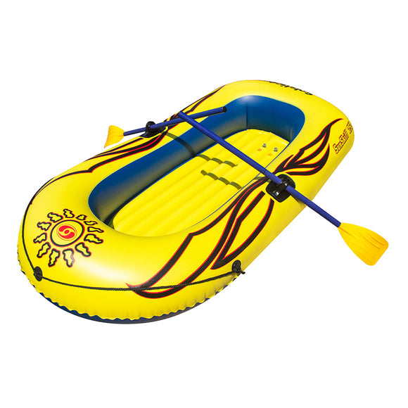 Solstice Watersports Sunskiff 2-Person Inflatable Boat Kit w/Oars  Pump [29251]