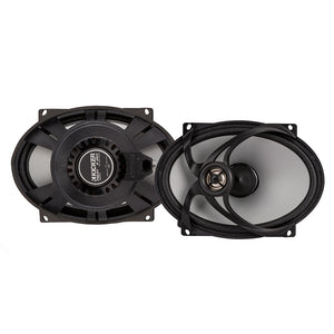 KICKER PSC572 5x7" Harley Davidson Replacement Coaxial Speakers - 2-Ohm, Black [48PSC572]