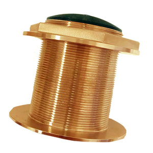 Echonautics Bronze Low-Profile Thru-Hull High-Frequency CHIRP Transducer - 1kW, 12 Tilt, 130-210kHz [BT87H1KW-12]