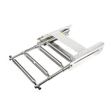 Whitecap 304 Stainless Steel 4-Step Sliding Under Platform Ladder [S-1858]
