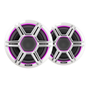 Fusion Apollo 6.5" LED Marine Speakers w/Sports White Grille [010-02918-01]