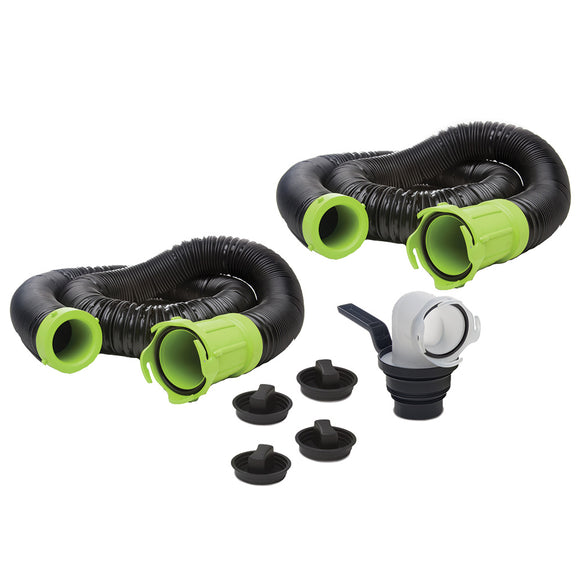 Thetford Titan Premium 20' Sewer Hose Kit w/Universal Bayonet Connection  5-in-1 Sewer Adapter w/Handle [17902]