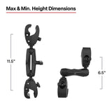 RAM Mount RAM Trolling Motor Stabilizer w/Tough-Claw 1 - 1.6 Clamp Bases [RAP-404-404U]