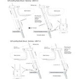 Scanstrut LMB-A2 Self Leveling Radar Mount - Backstay (A) - f/Sitex/Simrad Domes [LMB-A2]