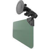 RAM Mount Suction Cup Mount w/Dark Green Sun Visor - 50% Tint [RAM-B-166-326-VIS-G1U]
