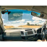 RAM Mount Suction Cup Mount w/Dark Green Sun Visor - 50% Tint [RAM-B-166-326-VIS-G1U]