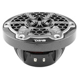 DS18 HYDRO 6.5" 2-Way Marine Speakers w/RGB LED Lights 300W - Black Carbon Fiber [CF-65]
