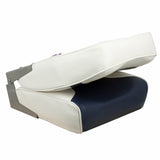 Springfield High Back Multi-Color Folding Seat - White/Blue [1040667]