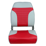 Springfield High Back Multi-Color Folding Seat - Red/Grey [1040665]