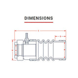 PSS PRO Shaft Seal 3-1/2" Shaft  5" Tube [03-312-500]