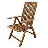 Whitecap Reclining Arm Chair - Teak [WT60071]