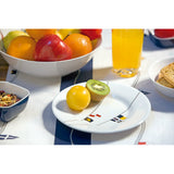 Marine Business Melamine Round Dessert Plate - REGATA - 7" Set of 6 [12003C]