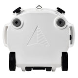 LAKA Coolers 30 Qt Cooler w/Telescoping Handle  Wheels - White [1079]