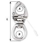 Wichard HR Quick Release Snap Shackle With Large Bail -160mm Length - 6-19/64" [2778W]