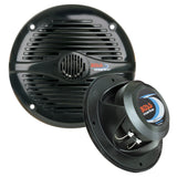 Boss Audio MR50B 5.25" Round Marine Speakers - (Pair) Black [MR50B] - Boss Audio