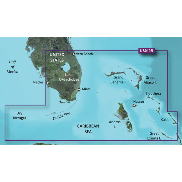 Garmin BlueChart g3 Vision HD - VUS010R - Southeast Florida - microSD-SD [010-C0711-00] - Garmin