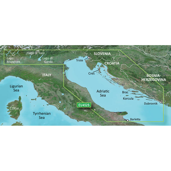 Garmin BlueChart g3 Vision HD - VEU452S - Adriatic Sea, North Coast - microSD-SD [010-C0796-00] - Garmin