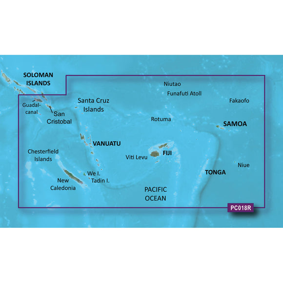 Garmin BlueChart g2 Vision HD - VPC018R - New Caledonia - Fiji - microSD-SD [010-C0865-00] - Garmin