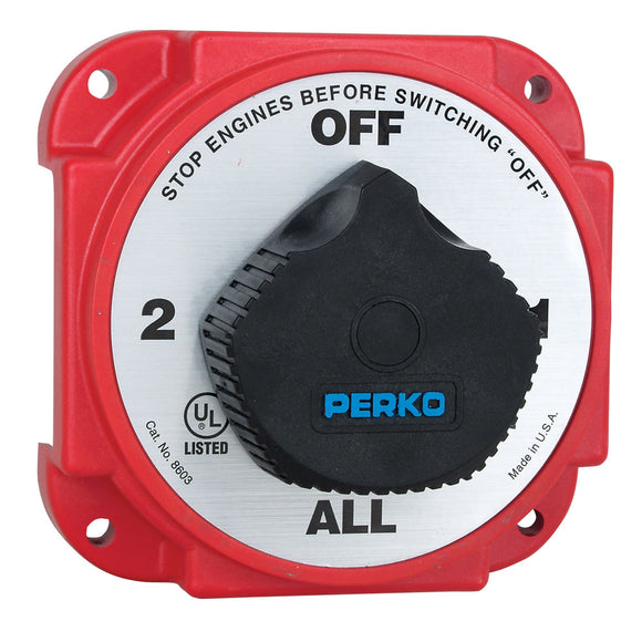 Perko Heavy Duty Battery Selector Switch w-Alternator Field Disconnect [8603DP] - Perko