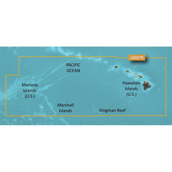 Garmin BlueChart g3 HD - HXUS027R - Hawaiian Islands - Mariana Islands - microSD-SD [010-C0728-20] - Garmin