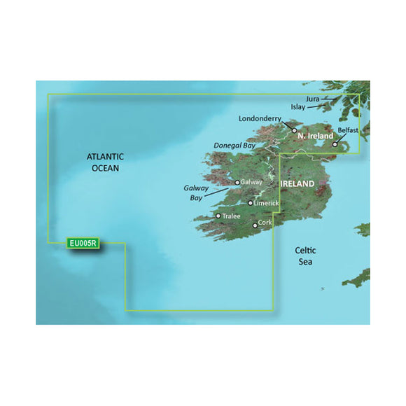 Garmin BlueChart g3 HD - HEU005R - Ireland, West Coast - microSD-SD [010-C0764-20] - Garmin