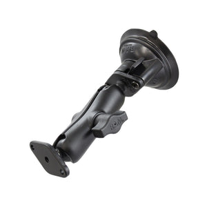 RAM Mount Base Suction Mount Twist Lock - Requires RAM Cradle [RAM-B-166U] - RAM Mounting Systems