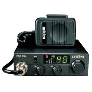Uniden PRO510XL CB Radio w-7W Audio Output [PRO510XL] - Uniden