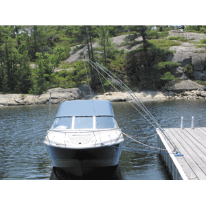 Dock Edge Premium Mooring Whips 2PC 16ft 20,000LBS up to 33ft [3800-F]