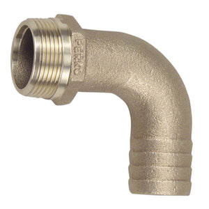 Perko 1-1-2" Pipe to Hose Adapter 90 Degree Bronze MADE IN THE USA [0063DP8PLB] - Perko