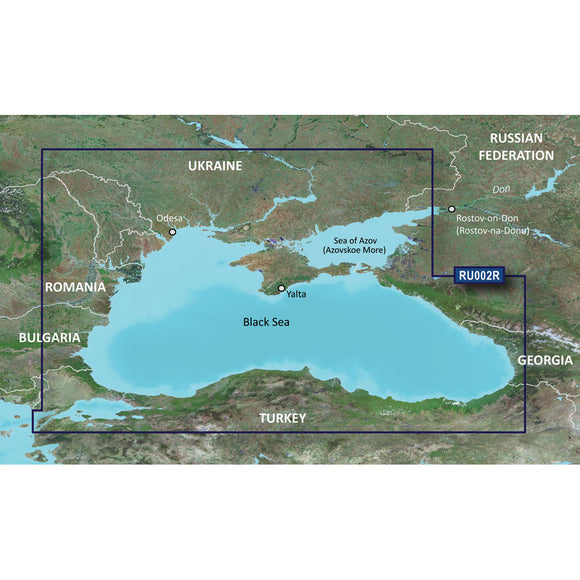 Garmin BlueChart g3 HD - HXRU002R - Black Sea  Azov Sea - microSD-SD [010-C1064-20] - Garmin
