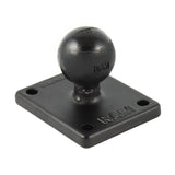 RAM Mount Square 2" x 1.7" Base w-1" Ball [RAM-B-347U] - RAM Mounting Systems