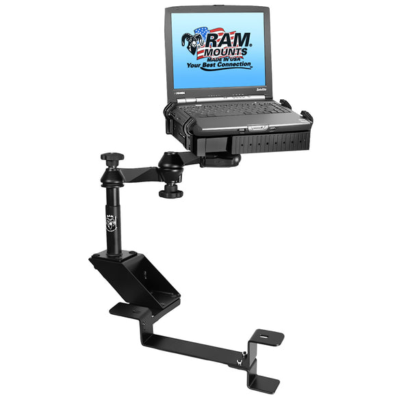 RAM Mount No-Drill Laptop Mount f-Chevrolet 2500 C-K, 3500 C-K, Silverado, Suburban, Tahoe, GMC Sierra & Yukon [RAM-VB-102-SW1] - RAM Mounting Systems