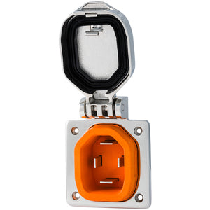 SmartPlug 50 AMP Male Inlet Cover - Stainless Steel [BM50S]