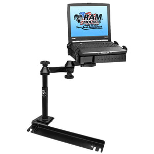 RAM Mount No-Drill Laptop Mount f-Ford Transit Connect, Dodge Grand Caravan, Chrysler Town & Country [RAM-VB-175-SW1] - RAM Mounting Systems