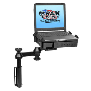 RAM Mount Universal Flat Surface Vertical Drill-Down Vehicle Laptop Mount Stand [RAM-VB-181-SW1] - RAM Mounting Systems