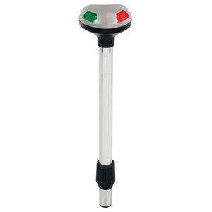 Perko Stealth Series LED Bi-Color 12" Pole Light - Small Threaded Collar - 2 Mile [1619DP2BLK] - Perko