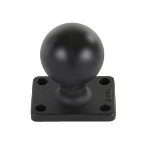 RAM Mount 1.5" x 2" Rectangle Base w-1.5" Ball [RAM-202U-152] - RAM Mounting Systems