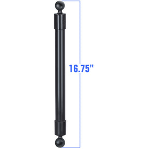 RAM Mount 16.75" Long Extension Pole with 2 1" Diameter Ball Ends [RAP-BB-230-18U] - RAM Mounting Systems