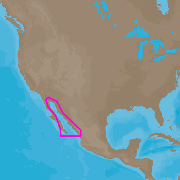 C-MAP  4D NA-D950 Gulf of Califonia , Mexico [NA-D950]