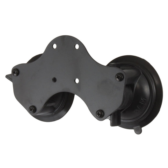 RAM Mount Double Suction Cup Base [RAM-B-189BU] - RAM Mounting Systems