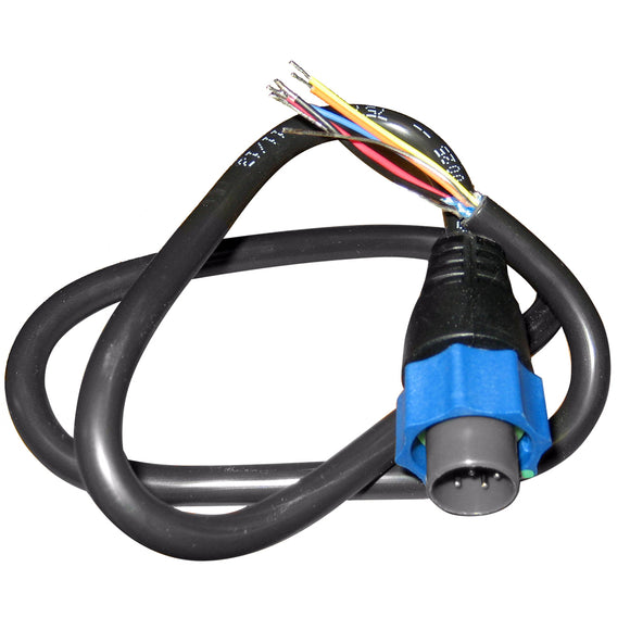 Lowrance Adapter Cable 7-Pin Blue to Bare Wires [000-10046-001] - Lowrance