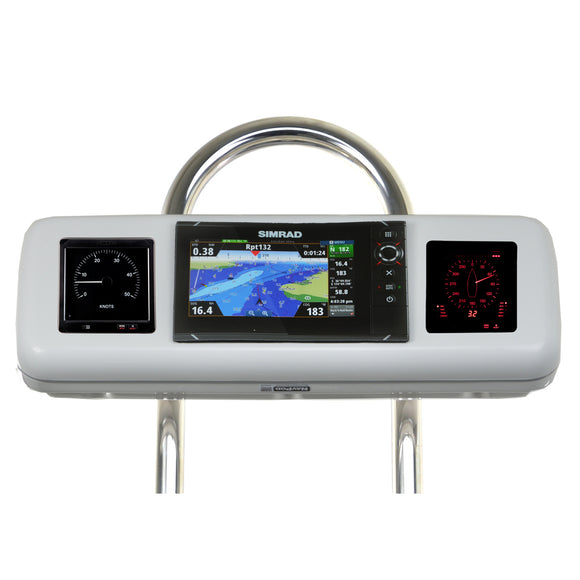 NavPod GP1606 SystemPod Pre-Cut f/Simrad NSS7 evo2 or B&G Zeus 7 & 2 Instruments f/9.5