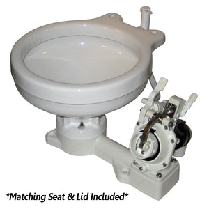 Raritan Fresh Head - Fresh Water Flush - Manual - Marine Size - Right Hand Operation [25M00]