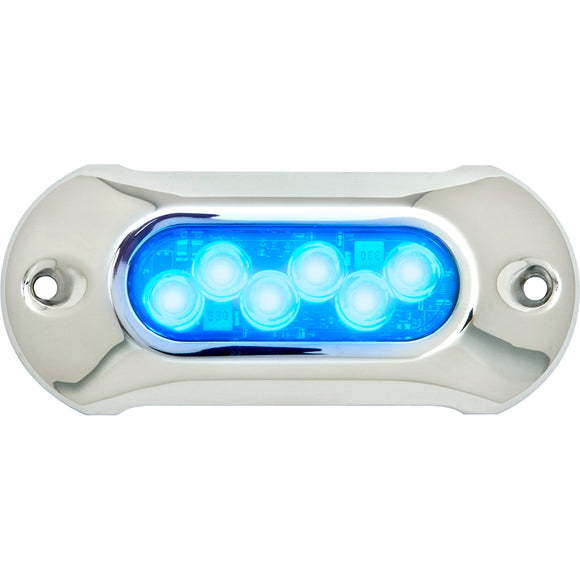 Attwood Light Armor Underwater LED Light - 6 LEDs - Blue [65UW06B-7] - Attwood Marine