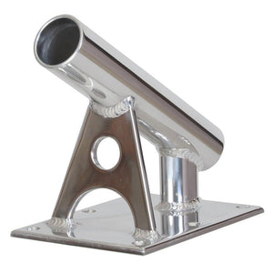 Lee's MX Pro Series Fixed Angle Center Rigger Holder - 30 Degree - 1.5" ID - Bright Silver [MX7002CR]