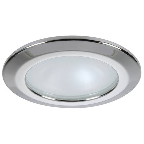 Quick Kor XP Downlight LED - 4W, IP66, Screw Mounted - Round Stainless Bezel, Round Daylight Light [FAMP3262X01CA00]
