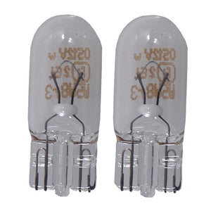 Perko Wedge Base Bulb - 12V, 5W, .35A - Pair [0338DP1CLR] - Perko