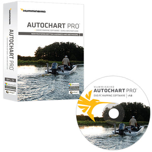 Humminbird AutoChart PRO DVD PC Mapping Software w-Zero Lines Map Card [600032-1] - Humminbird